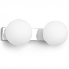 Φωτιστικό Μπάνιου 30cm με 2 ντουί G9 για τοποθέτηση σε Τοίχο σε Χρώμιο 955DORIA2